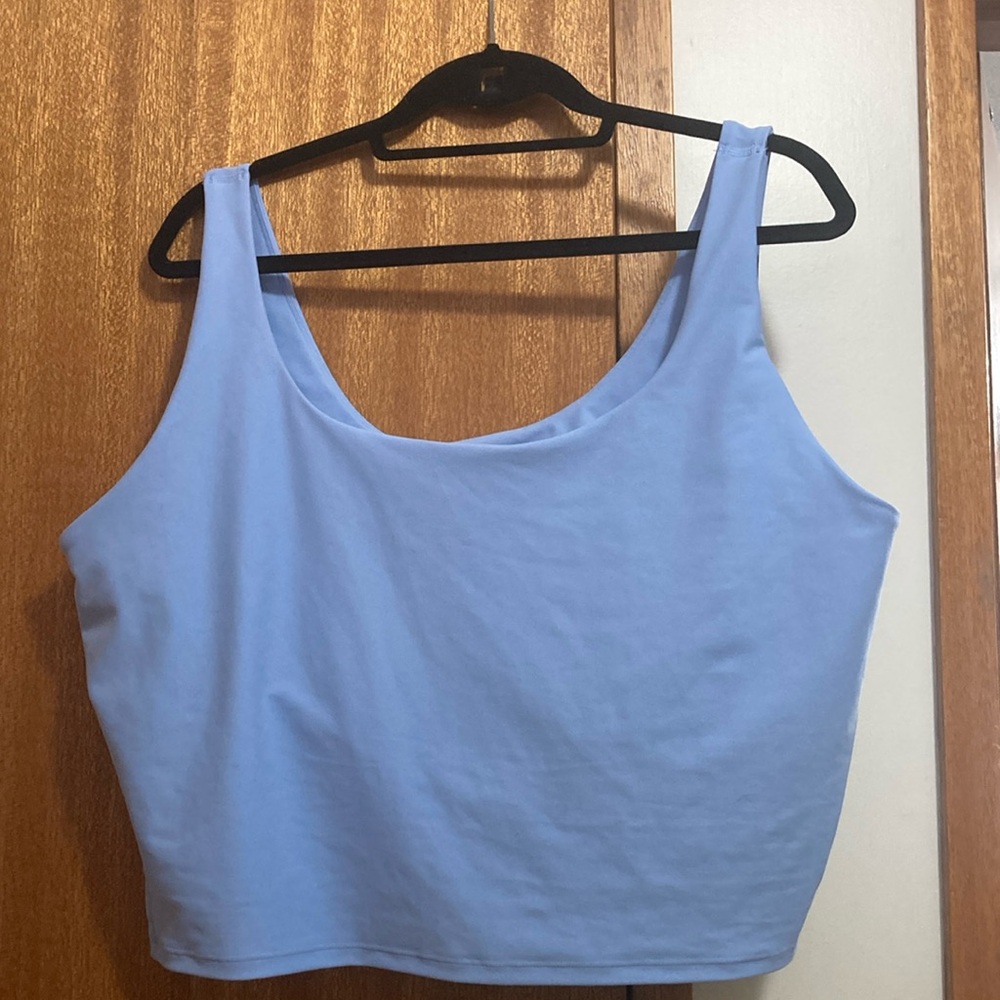 Old Navy Light Blue Crop Top